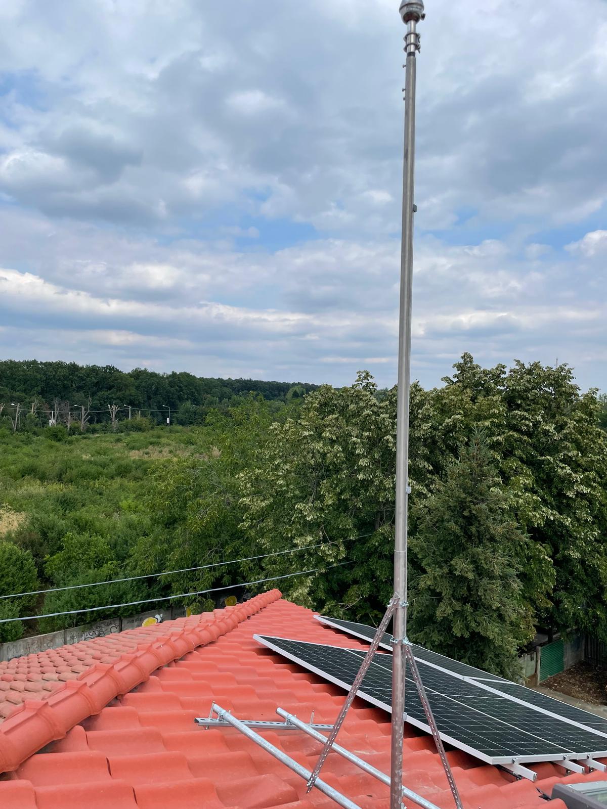 Instalație paratrăsnet 96