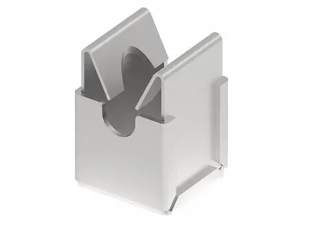 Suport conductor inox Φ8mm cu sistem click pentru paratrăsnet