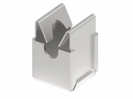 Suport conductor inox Φ8mm cu sistem click pentru paratrăsnet