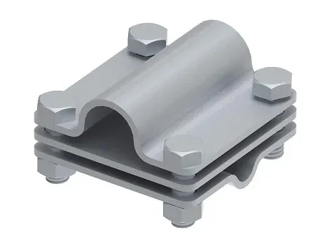 Piesă legătură electrod-platbandă Φ20mm din oțel zincat